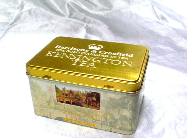 tea tin box