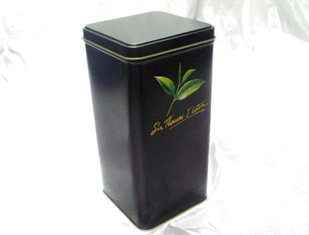 tea tin box